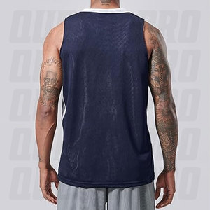 Maillots de basket personnalisés respirants à séchage rapide sans manches pour adultes – Votre équipe, vos couleurs – Tenue de sport par sublimation - Product Image 5