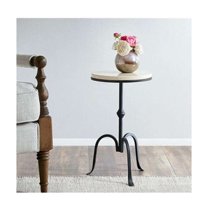 New Arrival Modern Style Home Livingroom Furniture Iron Antique <b>Side</b> <b>Table</b> Top Round Coffee <b>Table</b> - Product Image 2
