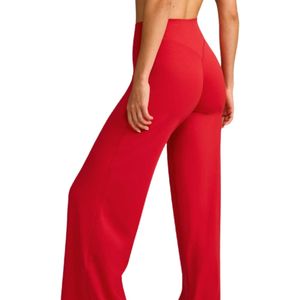 Pantalones de Yoga Acampanados de Cintura Alta para Mujer, Leggings de Fitness con Efecto Levanta Glúteos, Ropa Deportiva de Pierna Ancha, Proveedor OEM ODM - Product Image 3