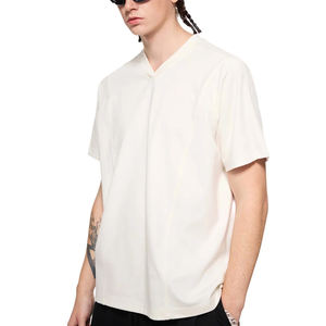 เสื้อยืดกีฬาแห้งเร็วแบบตาข่าย คอวี แขนสั้น น้ำหนักเบา เหมาะสำหรับกอล์ฟ  แบบลำลอง สปอร์ต สำหรับกิจกรรมกลางแจ้ง  รับสั่งทำได้ - Product Image 3