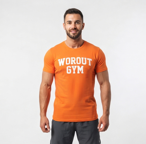 <b>Men's</b> Slim Fit Muscle Tee Casual 100% Cotton Workout O-Neck <b>T</b>-<b>Shirt</b> Gym Fitness Wear Streetwear <b>Summer</b> <b>T</b>-<b>Shirt</b> <b>Men</b> - Product Image 1