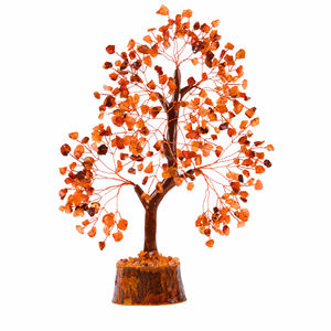 Arbre de Vie en Cristal de Cornaline en Gros avec Fil de Cuivre, Pierres de Guérison, Décoration d'Intérieur - Product Image 1