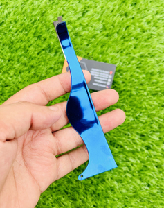 Saaqaans Enterprises Curved Stainless Steel <b>Razor</b> <b>Blade</b> Barbershop Use Lightweight Metal Single Edge Replacement <b>Blade</b> Blue High - Product Image 5