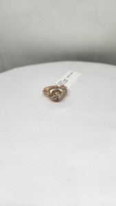 Anillo Elegante de Diamantes Naturales de 14K para Mujer, 0.95 Ct, Color H, Claridad SI, Bañado en Rodio, Lujoso, Peso Bruto 4.2g, Peso Neto 4.01g, Certificado IGI Premium - Product Image 5