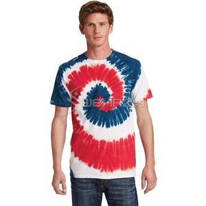 2025 Nuevo diseño al por mayor OEM y ODM servicio personalizado Tie Dye hombres ropa de calle camisetas - Product Image 1