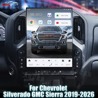 Autoradio Android 13 15,6'' avec GPS et lecteur multimédia DVD pour Chevrolet Silverado GMC Sierra 2019-2026