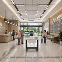 Kiosque de dépistage médical intelligent numérique Huasheng HS-K600, doté d'une intelligence artificielle, pour des examens médicaux complets et des visites en télémédecine