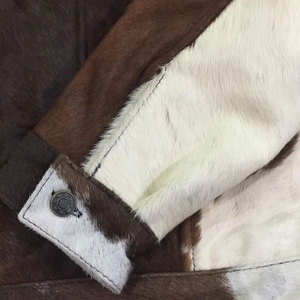 Veste en cuir de vachette pour homme, veste en cuir de vachette moderne, veste en cuir souple, vêtements chauds pour l'hiver - Product Image 5