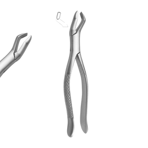 Pinzas de Extracción Manuales de Acero Inoxidable, Modelo Americano 210S, para Molares del Terceño Superior, Cirugía Oral, Estándar de Calidad Alemán, Dental - Product Image 1