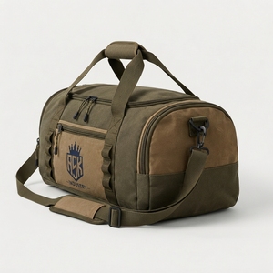 Sac de voyage en toile résistante avec un grand espace de rangement, des poignées renforcées, des fermetures éclair sécurisées et un transport confortable pour les voyages - Product Image 3