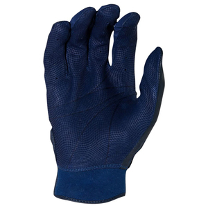 Red Leather Batting Glove Right Hand Padded <b>Hook</b> And Loop Closure MLB Logo Unisex Adult Training - Product Image 5