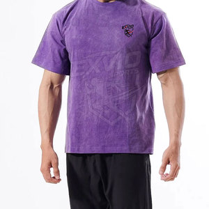 Vente en gros de t-shirts pour hommes à la mode, effet délavé, haute qualité, faible MOQ, t-shirt délavé pour hommes - Product Image 6