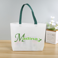 Sacs de courses écologiques réutilisables en non-tissé, surdimensionnés, personnalisés avec logo imprimé, thermosoudés, de qualité supérieure, pour la promotion en gros