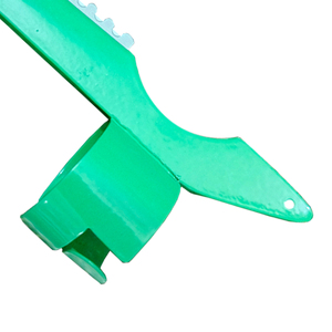 Professional Manual Finger <b>Ring</b> Razor Stainless Steel Shaving Knife with Green Grip for Hair Cutting Close Shaving for Barbers - Product Image 2