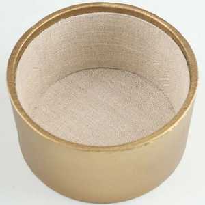 Bol en pierre polie fait main au design raffiné, base dorée, dessus en marbre blanc, vaisselle de table idéale pour offrir - Product Image 4