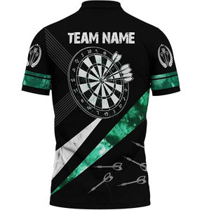 Custom Designed Sublimation 100% Polyester Men <b>Billiard</b> <b>Snooker</b> Shirts for Men Polo Shirts Custom Pool Men Jerseys - Product Image 3