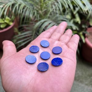 ราคาขายส่ง หินลาพิส ลาซูลีสีน้ำเงินธรรมชาติ ขัดเงา ทรงคาโบชอง เปลี่ยนสีได้ ใช้ทำเครื่องประดับ มีหินให้เลือกมากมาย จากเจียปุร์ เจมส์ - Product Image 5