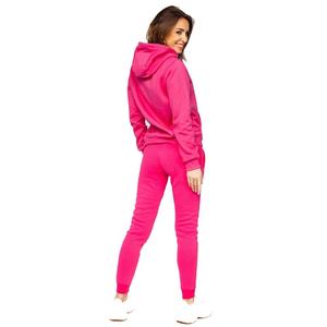 Conjunto Deportivo de Invierno para Mujer, Calidad Premium, 100% Algodón, Grueso, Transpirable, de Secado Rápido, Sudadera con Capucha y Pantalones Deportivos Estampados - Product Image 4