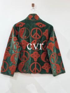 Abrigo Ecológico Uzbeko Bordado a Mano de Terciopelo para Mujer, Abrigo de Lujo Suzani Estilo Boho para Fiestas de Invierno - Product Image 3