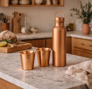 Copper Water Bottles-Reusable Customizable Capacity Classic Style for Kitchen & Tabletop Use Affordable - Product Image 5
