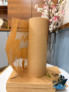 Rollo de Papel de Panal de Abeja Reciclable de 10 Pulgadas y 100 Metros, Fabricado en India, para Envío, Mudanza, Embalaje y Envoltura de Regalos, Disponible para la Venta - Product Image 6