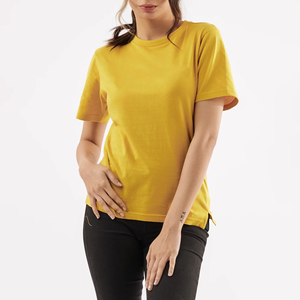 Camisetas de Mujer Transpirables y Ecológicas de Forro Polar 100% Algodón, Cuello Redondo, para Todas las Temporadas, de Secado Rápido, Anti-UV, Casuales, de Manga Corta - Product Image 3