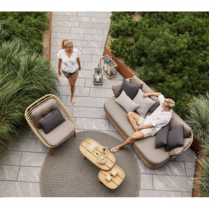 Teak Garden <b>Chair</b> with <b>Comfortable</b> Cushions for Patio Use - Product Image 4