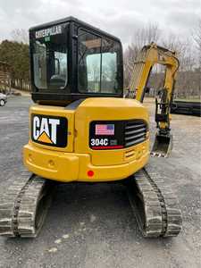 Excavadora de cadenas diésel compacta usada CAT 303 CR de 3 toneladas, excavadora hidráulica compacta para construcción y paisajismo - Product Image 3