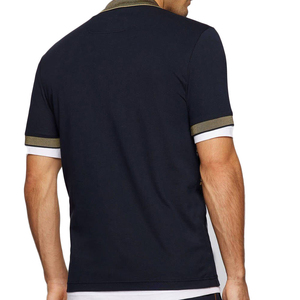 Wholesale Top Quality <b>Men's</b> <b>Green</b> Short Sleeve <b>Polo</b> <b>Shirt</b> Solid Color Pique Knitted Casual Regular Fit Button Design - Product Image 6