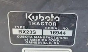 Used BX23S Diesel Tractor Backhoe Ready To <b>Ship</b> Worldwide - Product Image 6