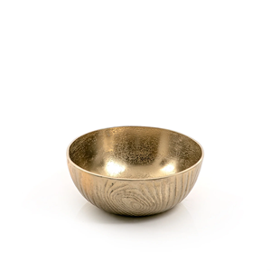 Bol de service décoratif en aluminium personnalisable pour une mise en scène de table simple et élégante, rehaussant l'espace repas moderne - Product Image 1