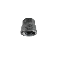 Raccord de tuyauterie en fonte malléable et acier inoxydable, raccord réducteur à douille en acier inoxydable