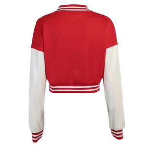 Chaqueta Varsity para Mujer, Chaqueta de Béisbol Corta de Manga Larga, Chaqueta Bomber, Chaqueta Letterman Corta para Mujer - Product Image 5