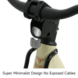 Vélo électrique TXED avec moteur 250W, écran LCD 3 vitesses et guidon avec transmission par <span class=keywords><strong>courroie</strong></span>, vélo électrique de ville - Product Image 4