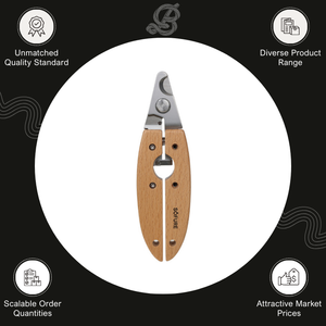 Cortauñas de Madera de Haya de Primera Calidad, Origen España, para Perros y Gatos, Fácil de Usar en el Cuidado Diario - Product Image 3