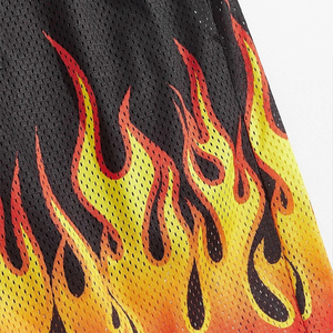 Shorts de sport décontractés pour hommes, imprimés sur mesure, écologiques, 100% polyester, séchage rapide, pour la gym, la course et le fitness - Product Image 5
