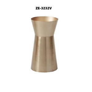 Vase à fleurs en métal fait main de luxe, support décoratif unique pour fleurs fraîches, fleurs séchées, fleurs artificielles, hôtel, restaurant - Product Image 1