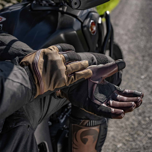 Gants de moto en cuir pour sports de plein air, coupe-vent, à manches longues, compatibles écran tactile, pour homme et femme - Product Image 5