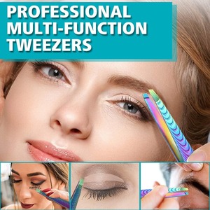 Eyebrow Tweezers Beauty Instruments 5 In 1 Portable Eyebrow Trimmer Facial Hair Shaper Remover Eye Brow Trimmer - Product Image 5