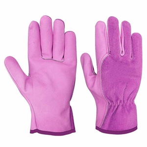Top Quality Goatskin and Split Leather <b>Driver</b> Work <b>Gloves</b> for Unisex Heavy Duty Industrial Hand Safety Gardening <b>Gloves</b> - Product Image 3