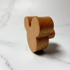 เฟอร์นิเจอร์สำหรับเด็ก ปลอดภัยต่อสิ่งแวดล้อม ใช้กับเตาอบได้ ลูกบิดไม้ตกแต่ง - Product Image 1