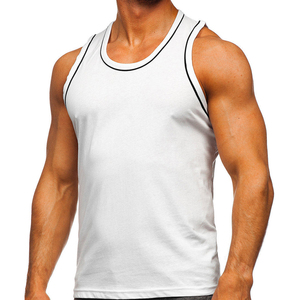Wholesale breathable tank men <b>running</b> tank quick dry tank for fitness training apparel bulk supply factory order - Product Image 4