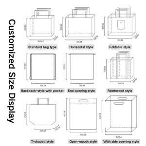 Thân thiện với môi không dệt vải lưu trữ túi với con dấu nhiệt cho nhà và mua sắm sử dụng - Product Image 6