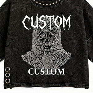 Camiseta Glory personalizada con pedrería, 100% algodón, tela suave y transpirable, estilo vintage nuevo, manga corta, unisex. - Product Image 6