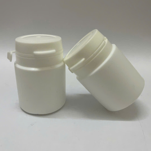Botella de Plástico HDPE Duradera, de Forma Cilíndrica, Fondo Plano, Ligera, Fácil de Moldear, para Envasado de Medicamentos, Productos Químicos y Líquidos - Product Image 1