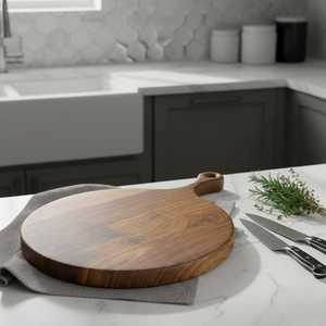 Rectangle Acacia Wood Chopping Board with Handle Eco-Friendly 1.5cm Thick Dishwasher Safe for Kitchen Use - Product Image 2