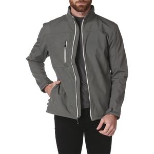 Chaqueta Softshell personalizada de alta calidad para hombre, cortavientos táctico de lona cálida con logotipo OEM para senderismo al aire libre, impermeable, temporada de invierno - Product Image 2
