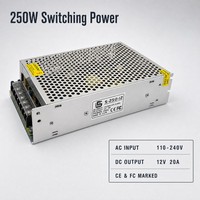 Alimentation industrielle à découpage AC-DC/DC-DC 24W-600W 5V 12V 24V 5A, entrée 90-240V, haute efficacité 95%, protection contre les courts-circuits