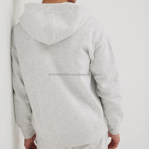 Bamboo Viscose Hoodie for Men <b>Full</b> <b>Zip</b> Hooded <b>Sweatshirt</b> Organic Cotton Hoodies Custom Zipper Hoodie Jacket - Product Image 4