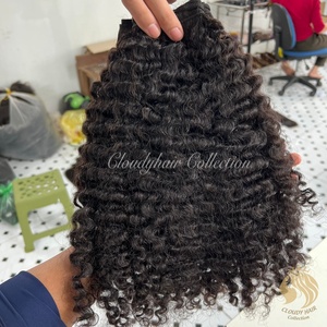 Bouclés birmans vietnamiens HD fermeture transparente faisceau frontal de haute qualité cheveux brésiliens bruts non transformés cheveux humains italiens - Product Image 2